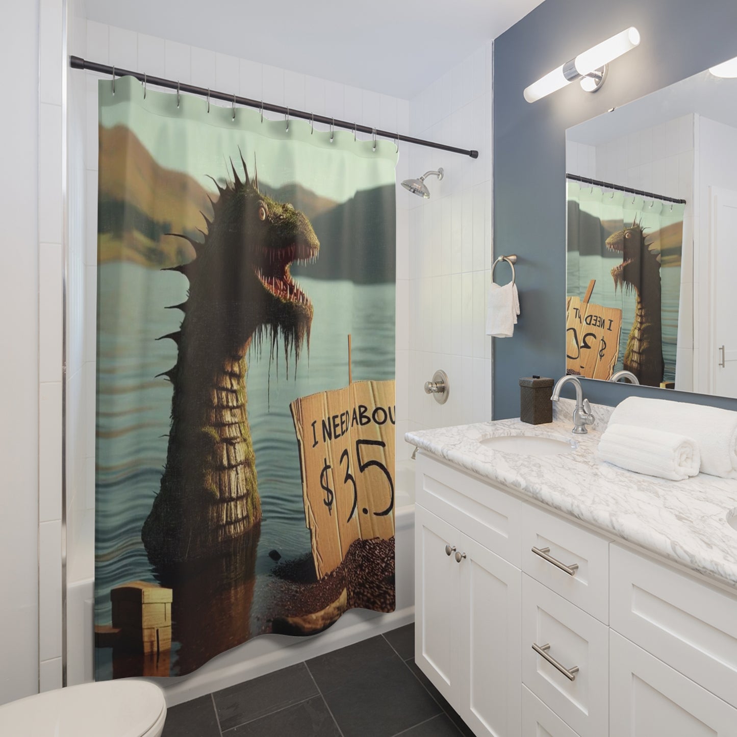 STRANGE10 - Shower Curtain