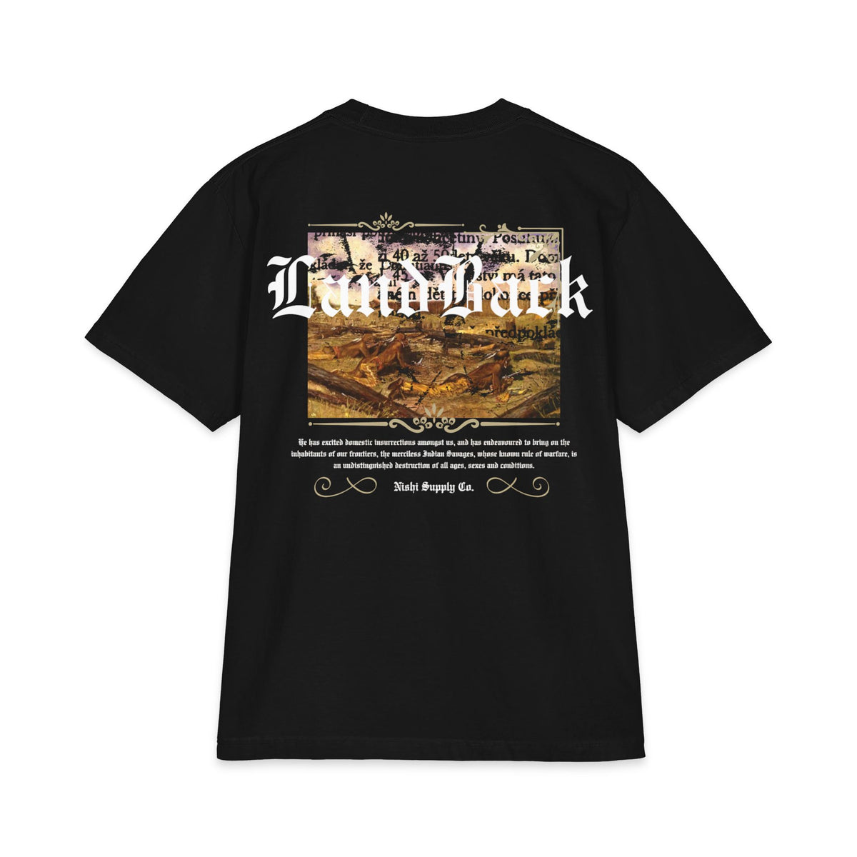 Nishi 1763 Box Logo Tee Shirt