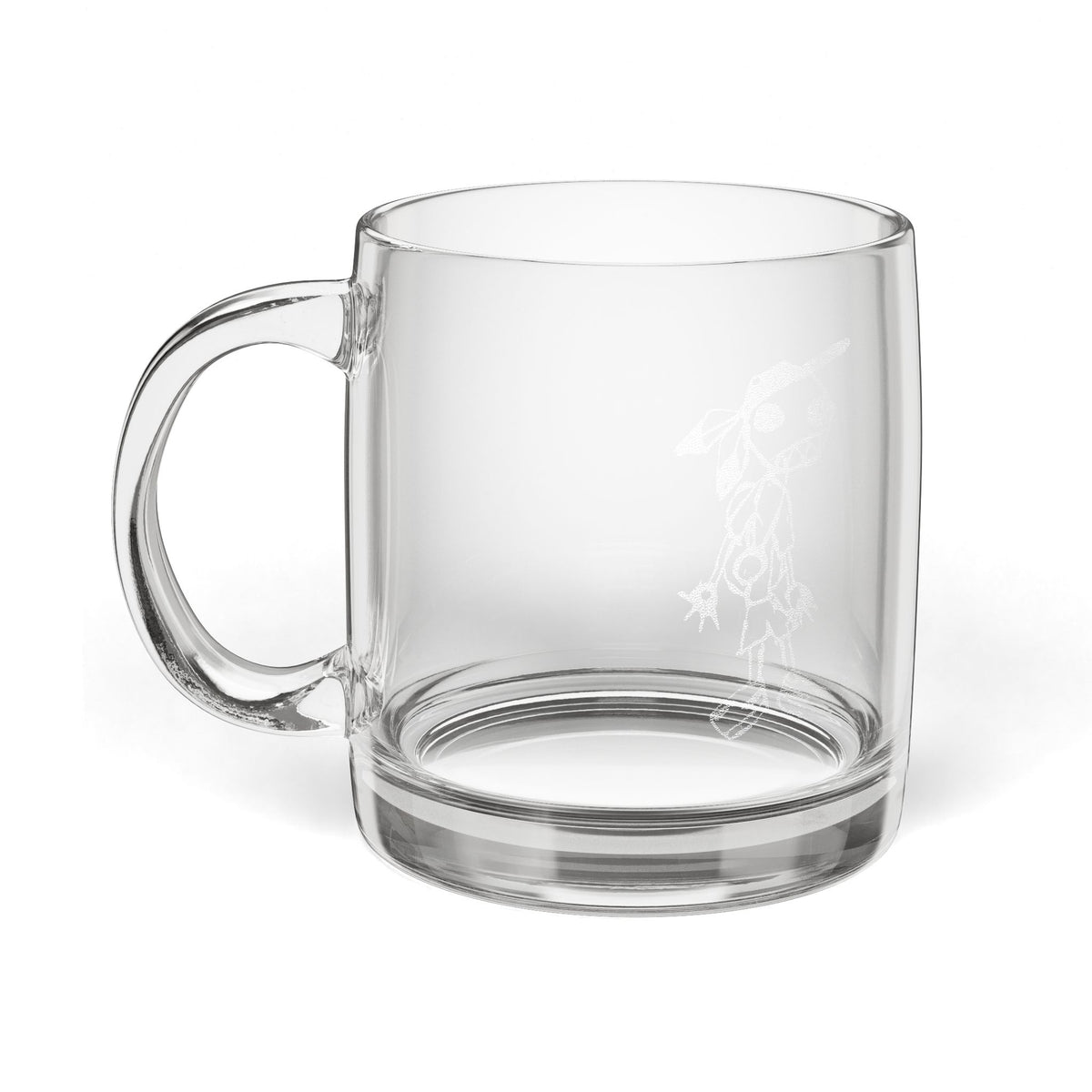 F.A.C.T.S. 12.25oz Glass Coffee Mug